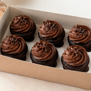 Chocolate Cupcake Box